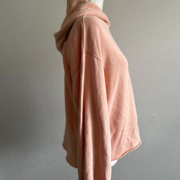 Abercrombie & Fitch Peach Cozy Cropped Hoodie – Size S - Picture 4 of 10